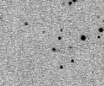 Comet P/2001 Q11 (NEAT) animation, NEAT triplet of Aug. 18, 2001.