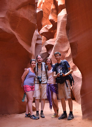 Visit of Antelope Canyon, Arizona