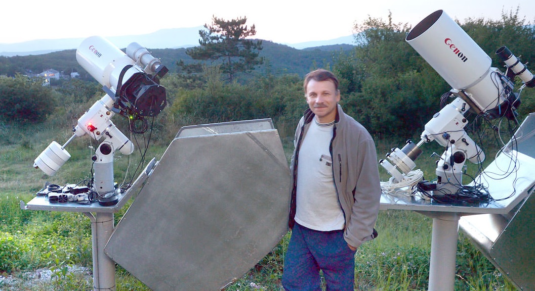 Gennadiy Borisov and his telescopes GENON.