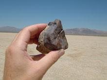 Larger meteorite found in Coyote Dry Lake