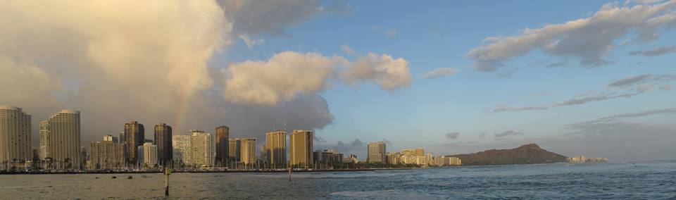 Panorma mesta Honolulu