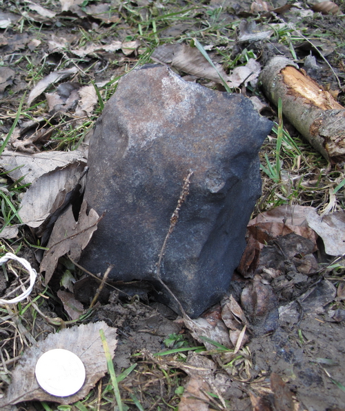 small fragment of meteorite Kosice