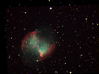 M27 from Daniel´s backyard, 2005.