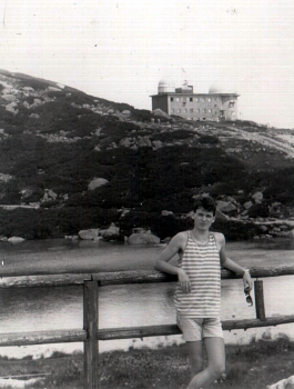 Two in one, hiking on an astronomical theme, Skalnaté Pleso Observatory, Slovakia, 1988