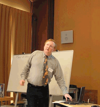 Milo Tich at workshop IWCA in Paris, 2004