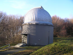 Vedlajšia kupola so Schmidtovým teleskopom