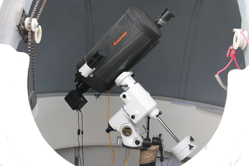 teleskop Celestron 9,25“, Hvezdáreň Júlia