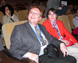 Milo Tich and Jana Tich on GA IAU congress in Prague, 2006
